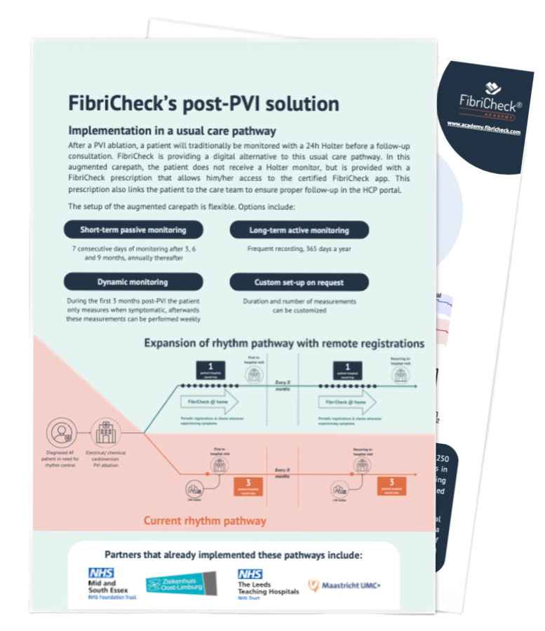 Preview of the FibriCheck post-ablation monitoring white paper